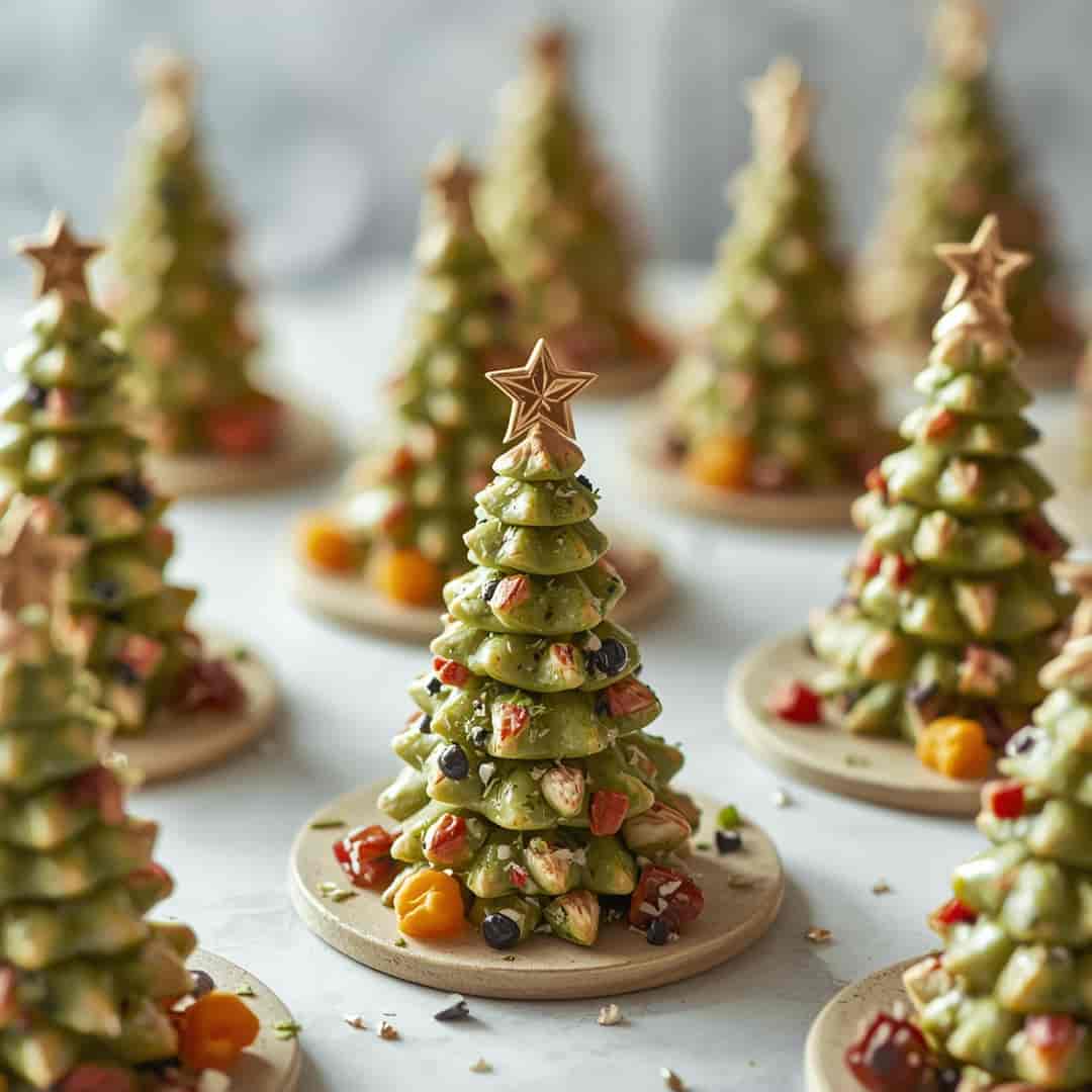 Aldi Christmas Tree Party Food - homemade dish showcasing wholesome fresh ingredients with microgreens and lemon zest