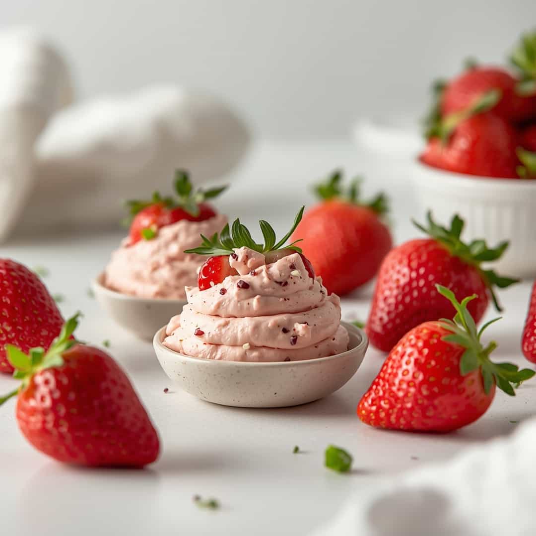 BEST Deviled Strawberries - tender with fresh seasonal herbs