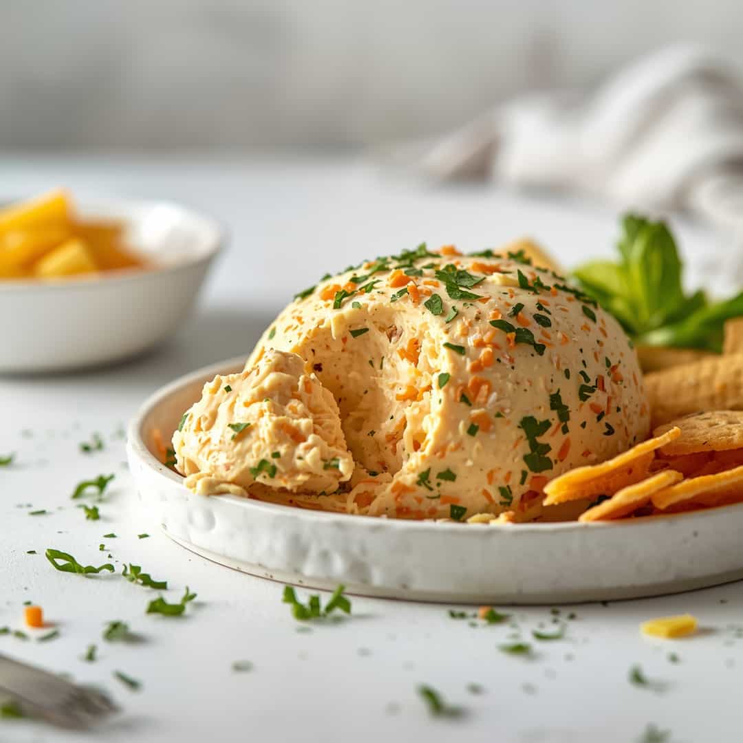 Cheddar Ranch Cheeseball - tender with fresh seasonal herbs