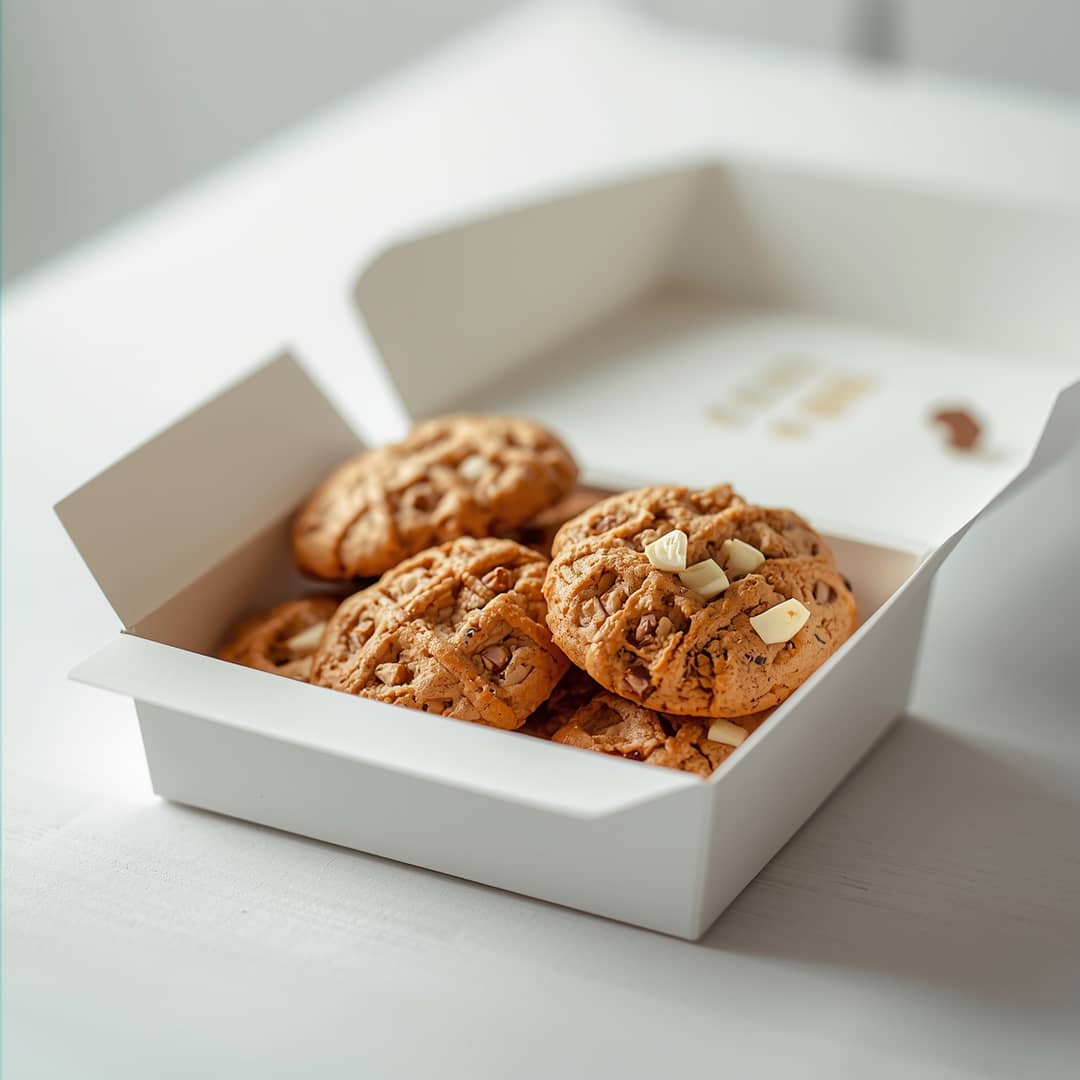 Cookies Box - crackly top surface and decadent chocolate interior with flake sea salt crystals