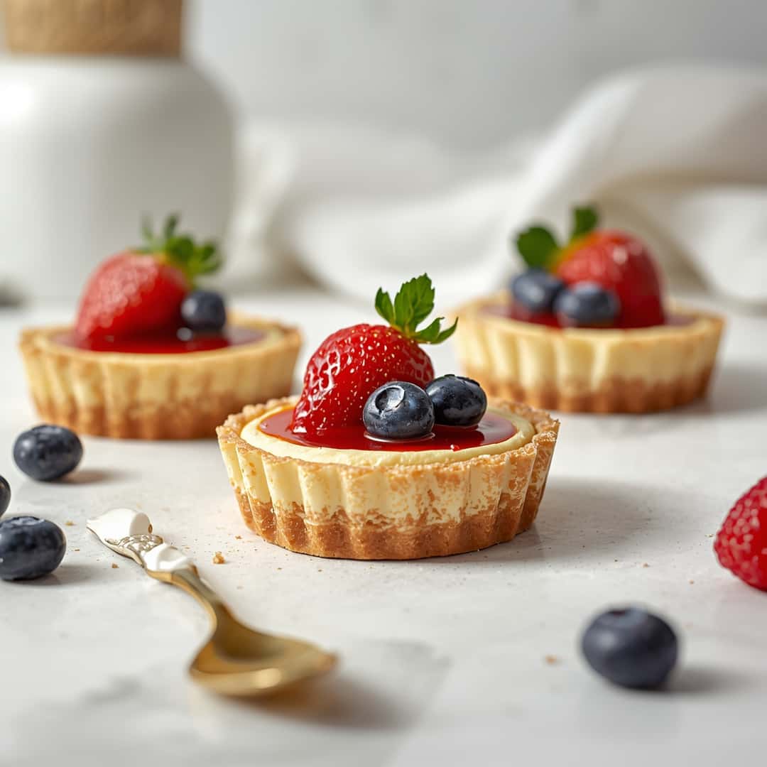 Cream Tarts Recipe - moist with a dollop of whipped topping