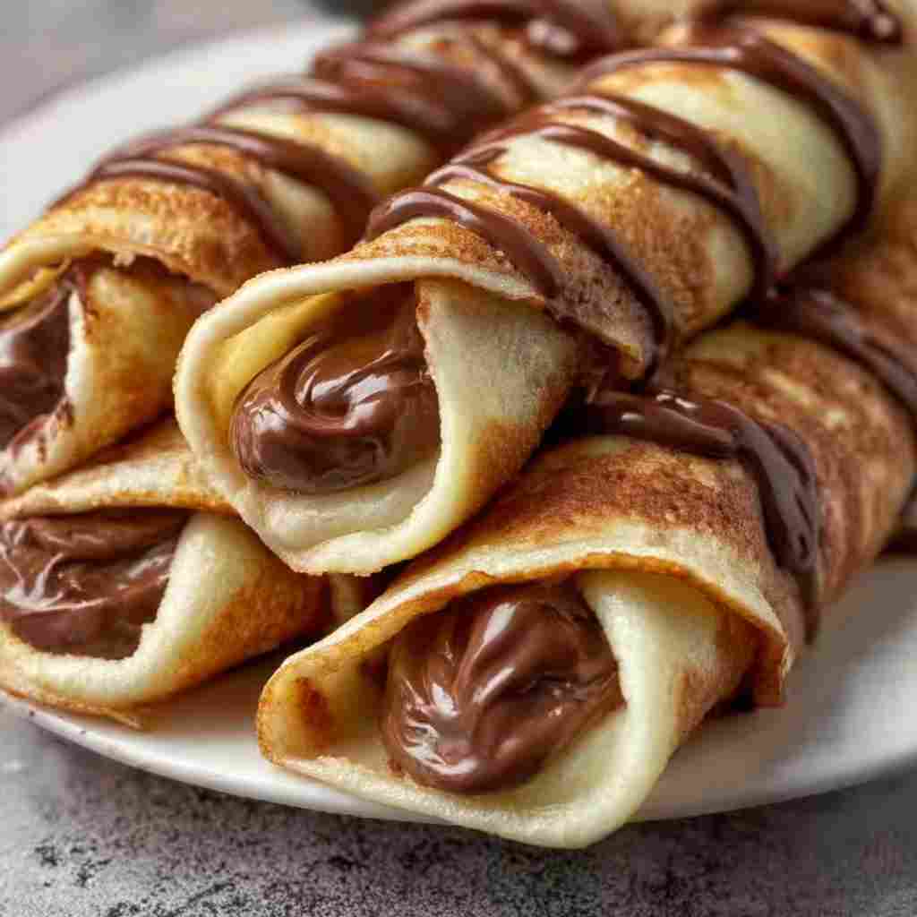 Delicious Crepes Recipe - tender with fresh seasonal herbs