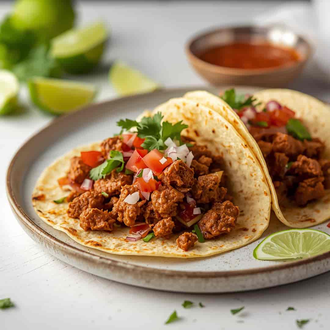 Easy Birria Tacos Recipe - tender with fresh seasonal herbs
