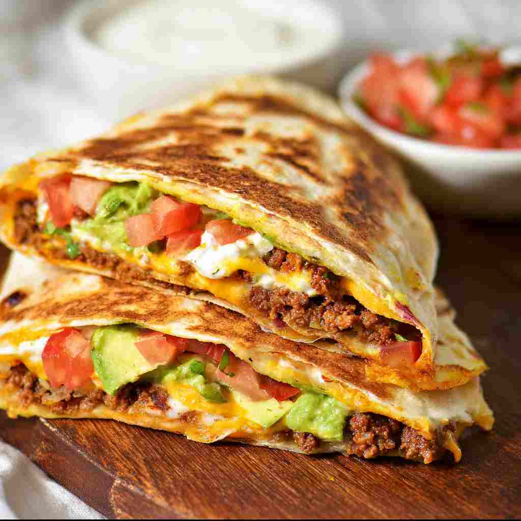 Easy Keto Crunchwraps Recipe - homemade dish showcasing wholesome fresh ingredients with microgreens and lemon zest