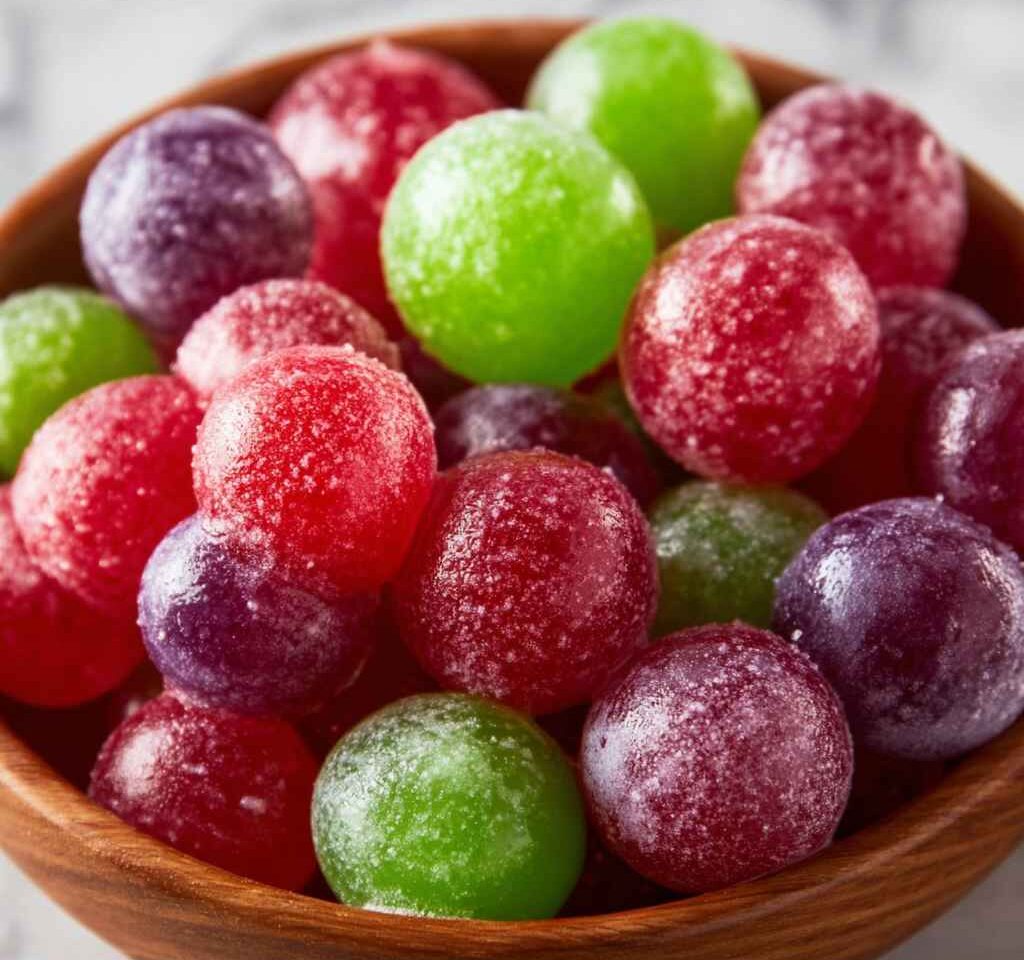Easy Kool-Aid Grapes Recipe - beautifully cooked texture with balanced colors and appetizing finish with cracked black pepper and olive oil