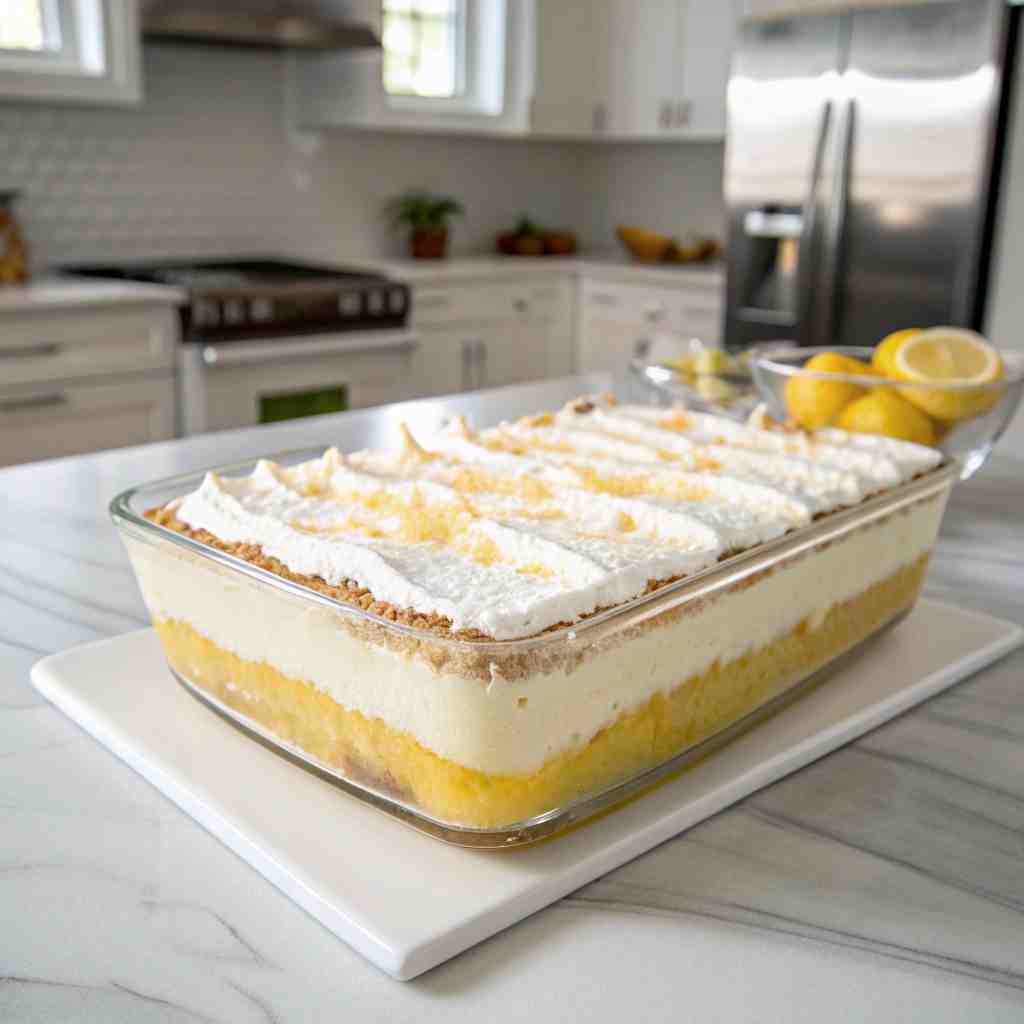 Easy Lemon Lush - tender with fresh seasonal herbs