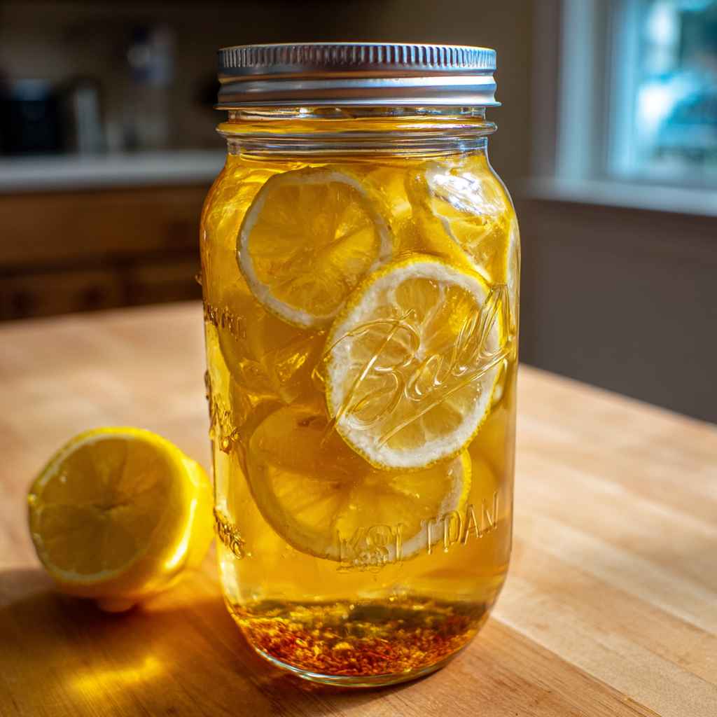 How to Make Electrolyte Water - frosted condensation with a festive straw and lime wedge