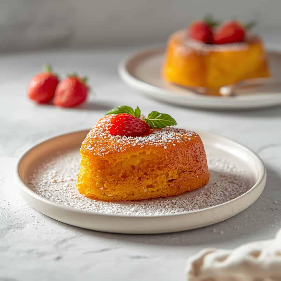 Italian Love Cake - moist with a dollop of whipped topping