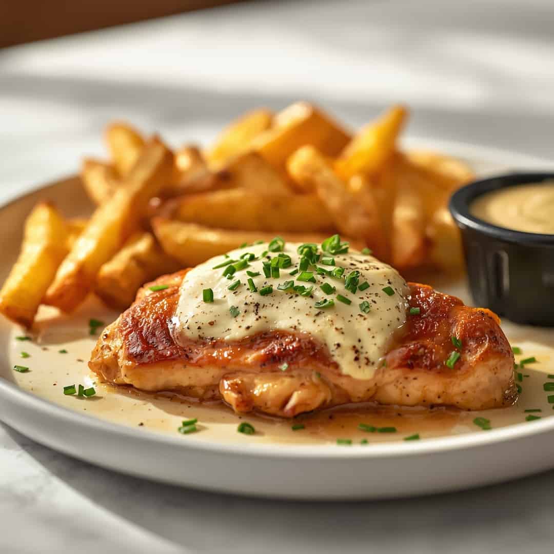 Longhorn Steakhouse Parmesan Chicken - frosted condensation with a festive straw and lime wedge