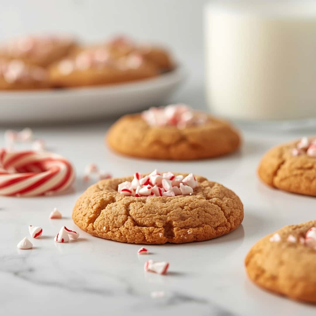 Peppermint Snickerdoodle Cookies - delicate melt-in-your-mouth crumb with colorful sprinkles