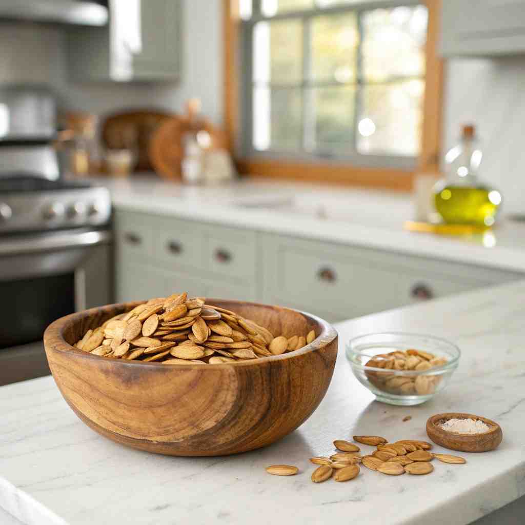 Pumpkin Seeds Recipe - tender with fresh seasonal herbs