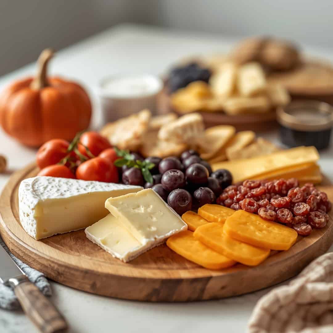Thanksgiving Cheese Board - tender with fresh seasonal herbs